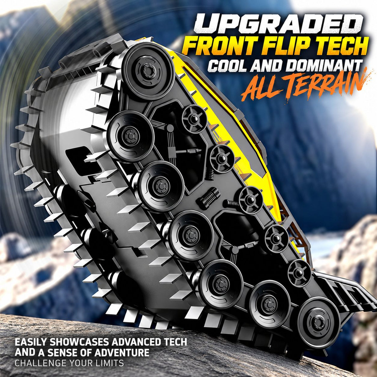 Amphibious Track Tank RC Car, Water & Land