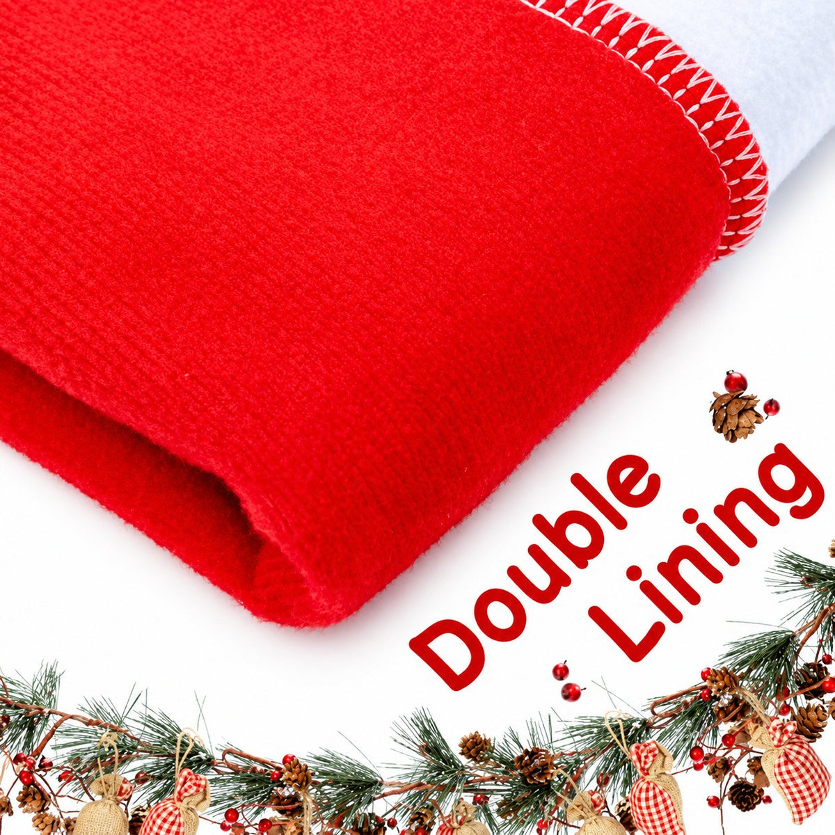 Santa Hat Christmas Chair Covers, Set of 4