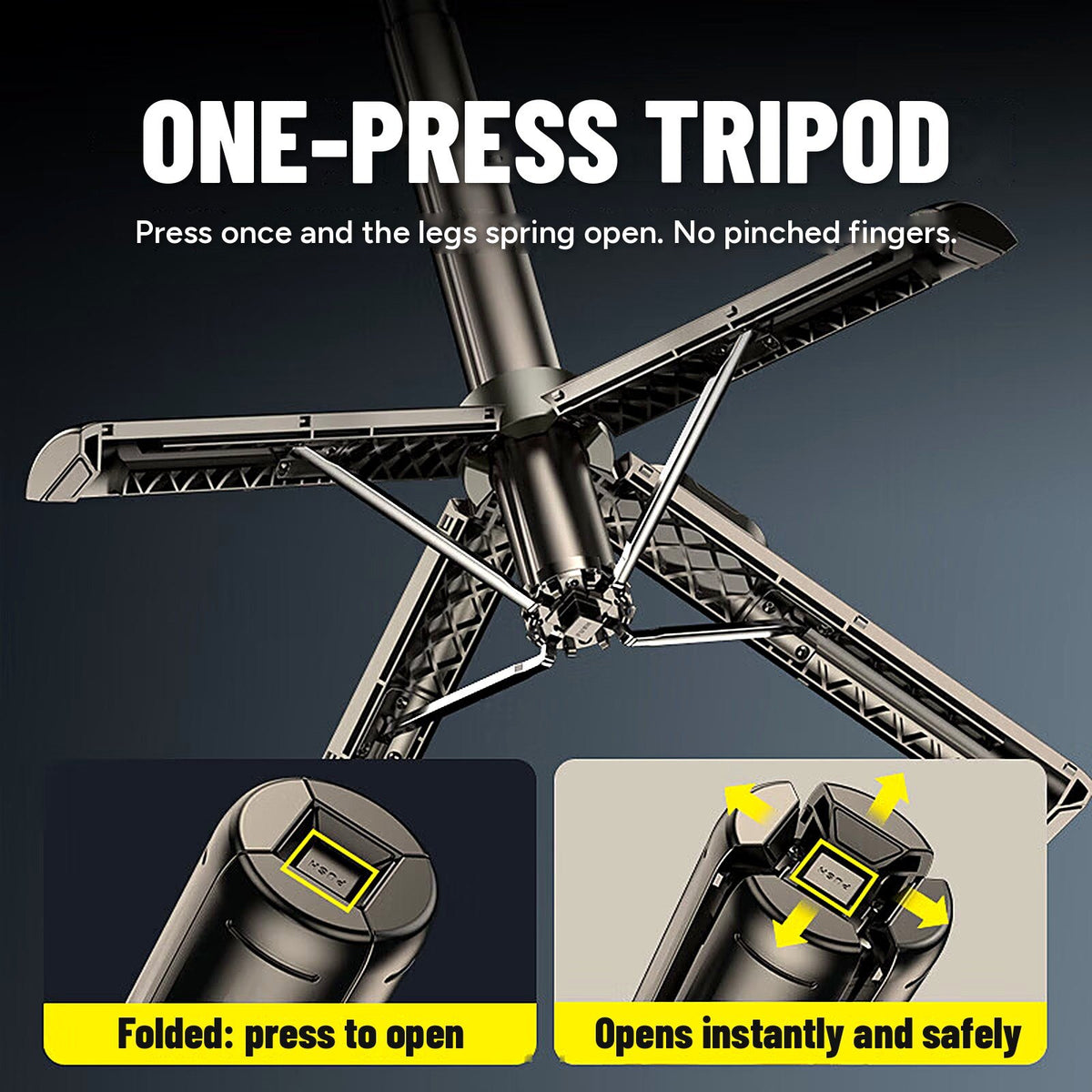 Q31 AI Gimbal Selfie Stick & Tripod with Fill Light