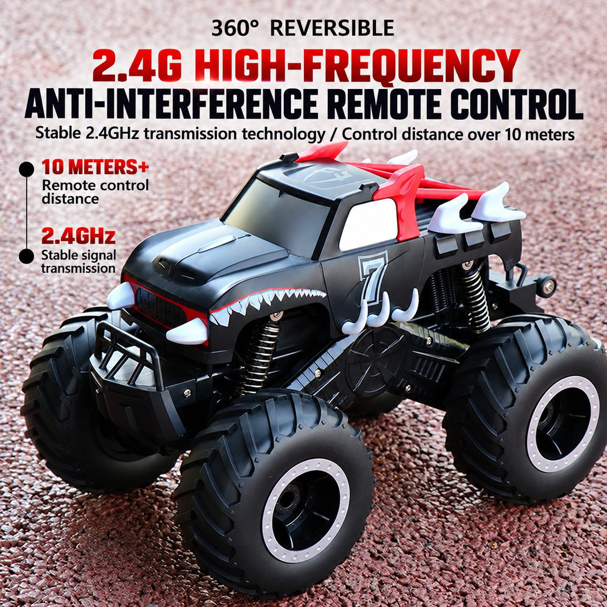Shark Amphibious RC Stunt Monster Truck
