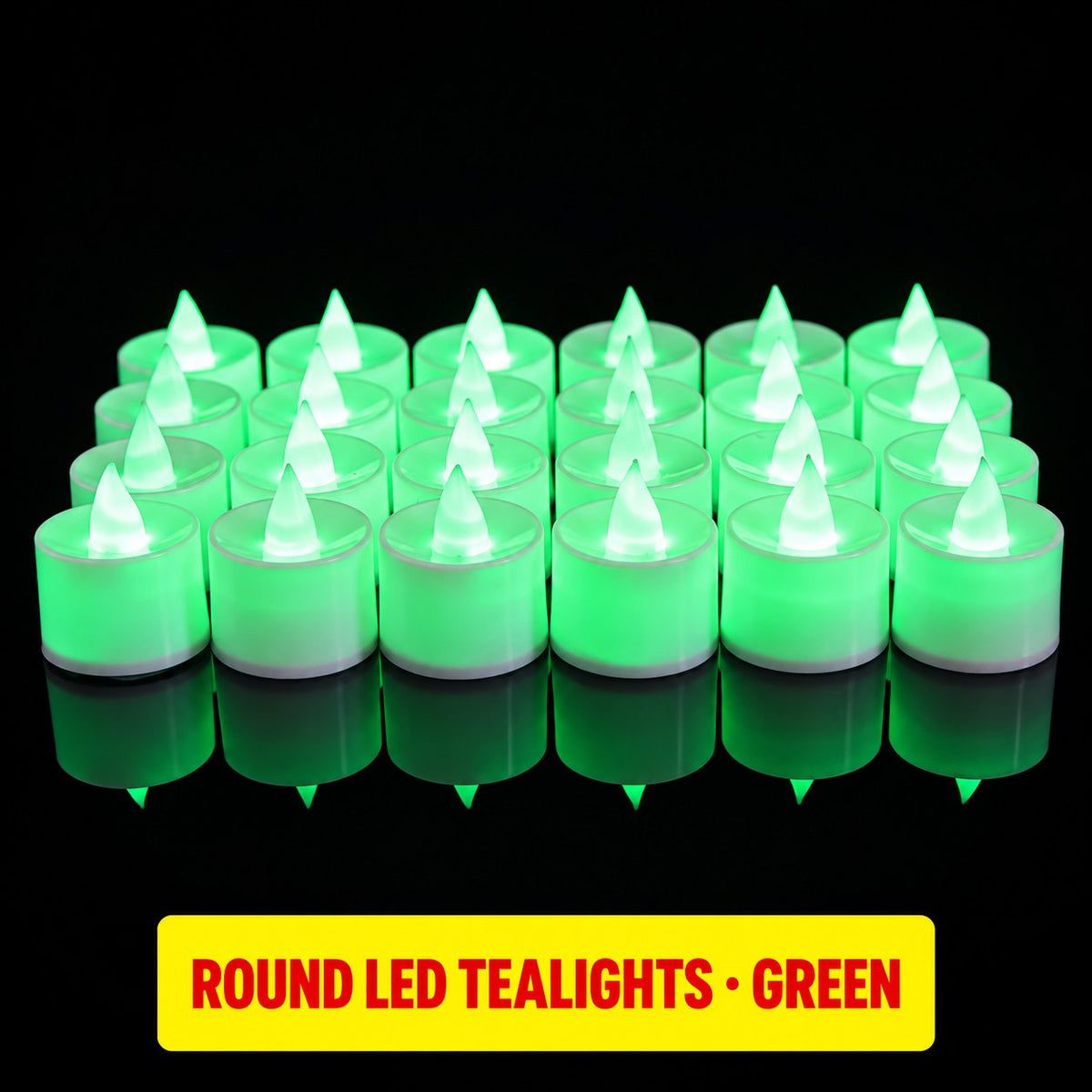 Flameless LED Tealight Candles, 24 Pack