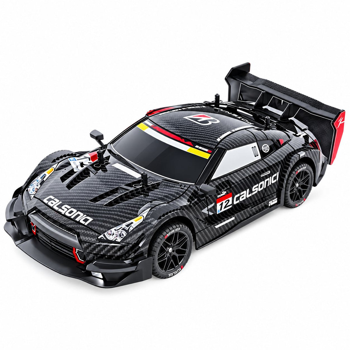 GT Drift RC Car with Smoke Exhaust & Underglow, 1:18 4WD