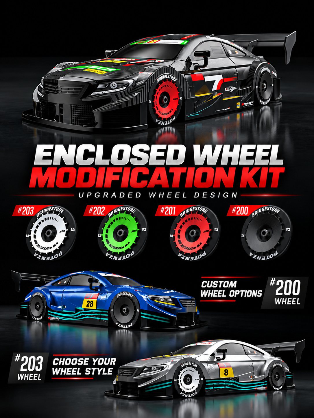 Pro Touring 4WD Drift RC Car, 1:16 Race & Drift