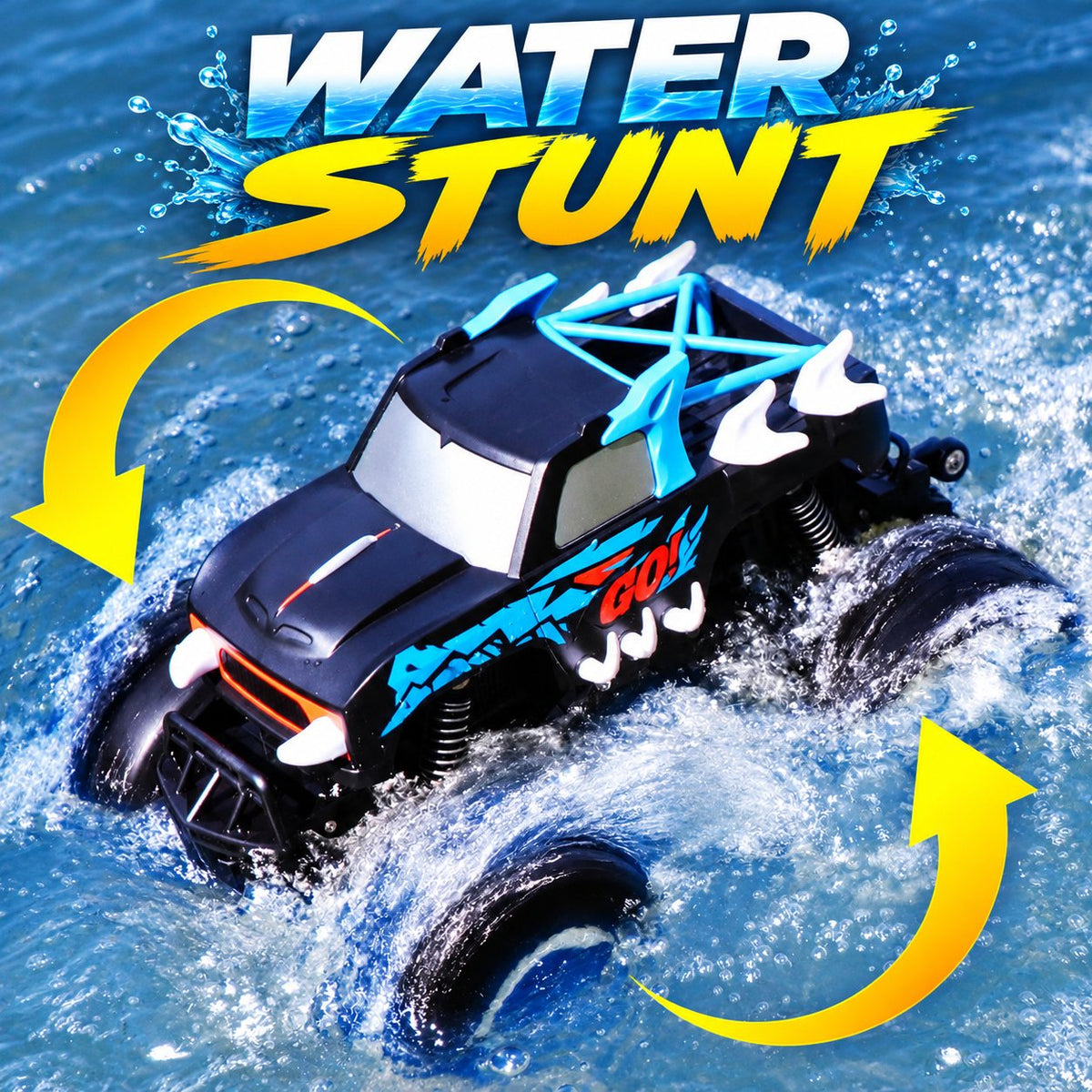 Shark Amphibious RC Stunt Monster Truck