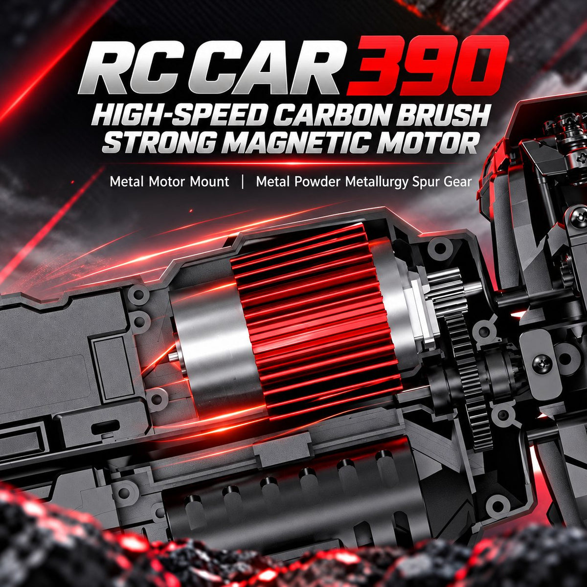 Velocity X Alloy 4WD RC Off-Road Car, up to 70 km/h