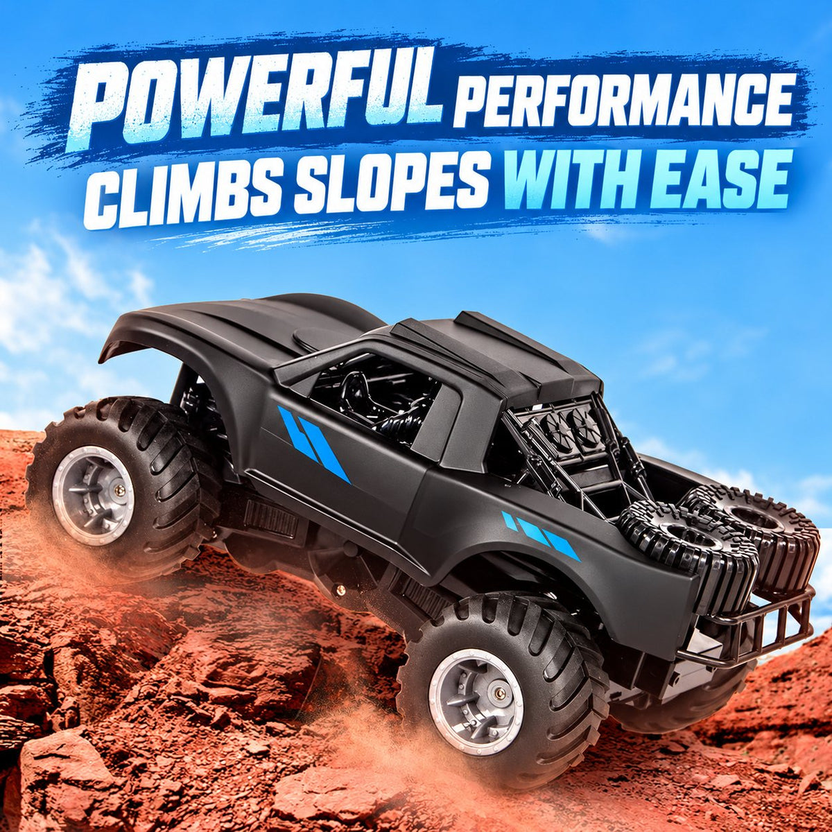 Waterproof Amphibious RC Off-Road Truck, 4WD
