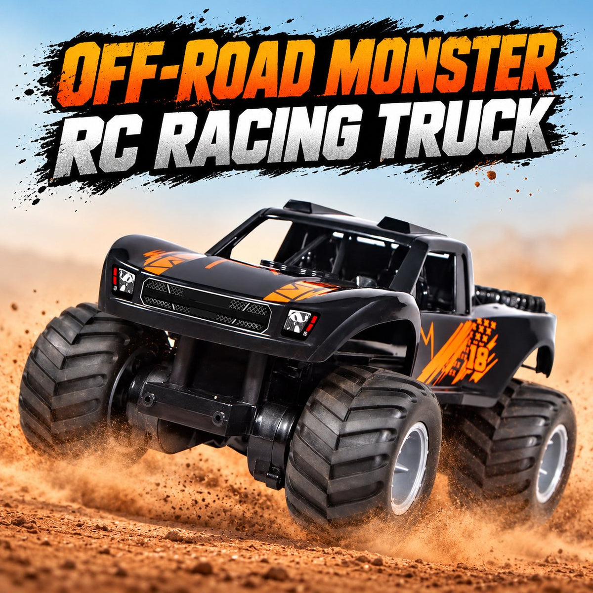 Waterproof Amphibious RC Off-Road Truck, 4WD