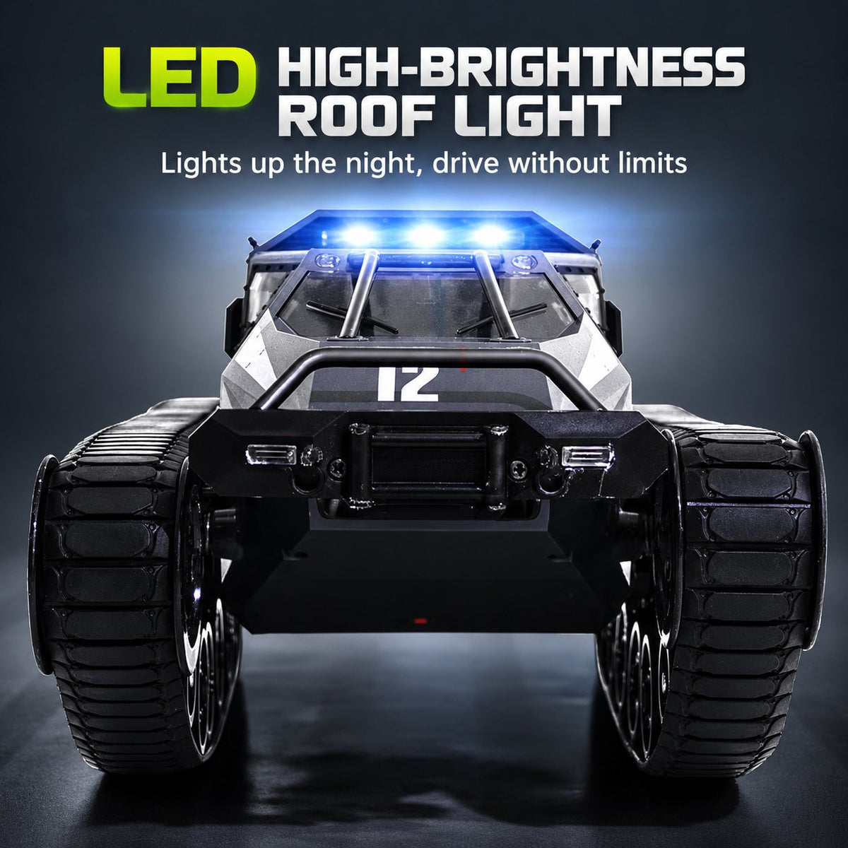 Wing-Door RC Tracked Crawler Tank, 360° Spin